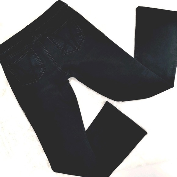 Kut Women's 6S Baby Bootcut Black Soft Jeans - Picture 8 of 14